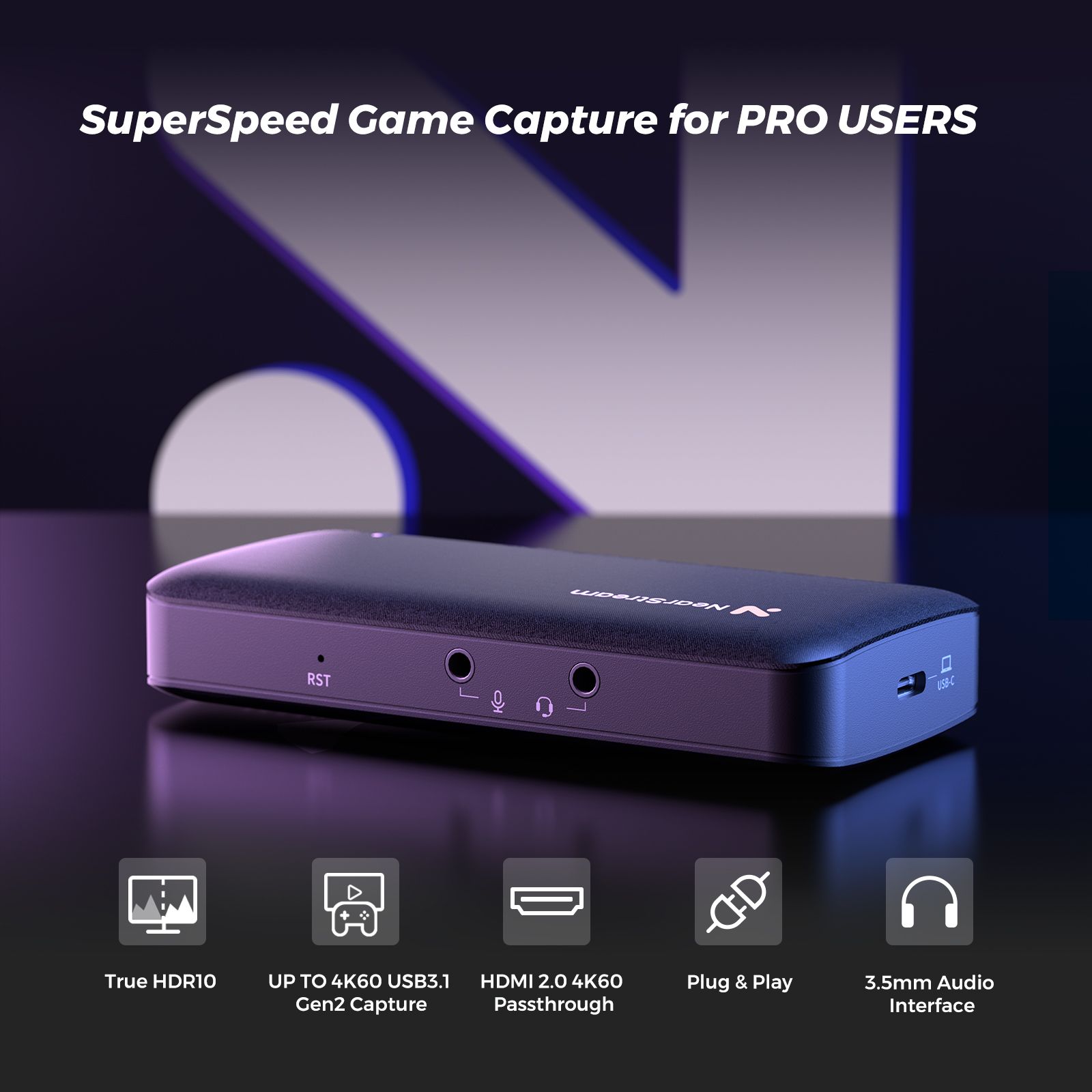 タ*チ様 【半額】キャプチャボードNearStream CCD30【2025年2 NearStream CCD30 - 4K USB 3.1 Video Capture Card for