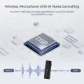 Affordable Wireless Microphone with AI Noise Cancelling