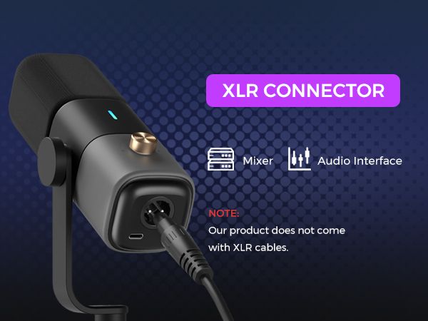 NearStream AM15X Podcast Mic - USB/XLR Microphone for
