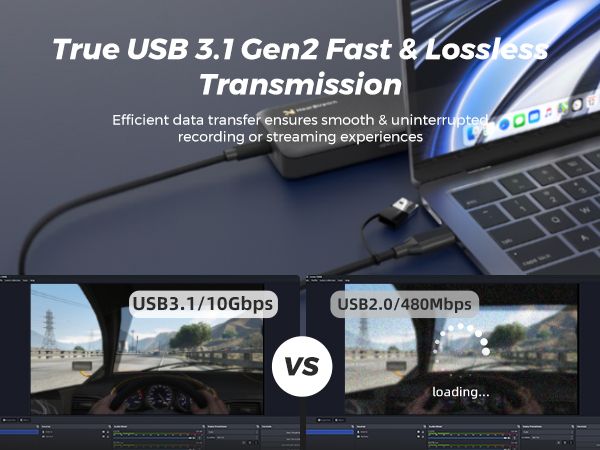 NearStream CCD30 - 4K USB 3.1 Video Capture Card for
