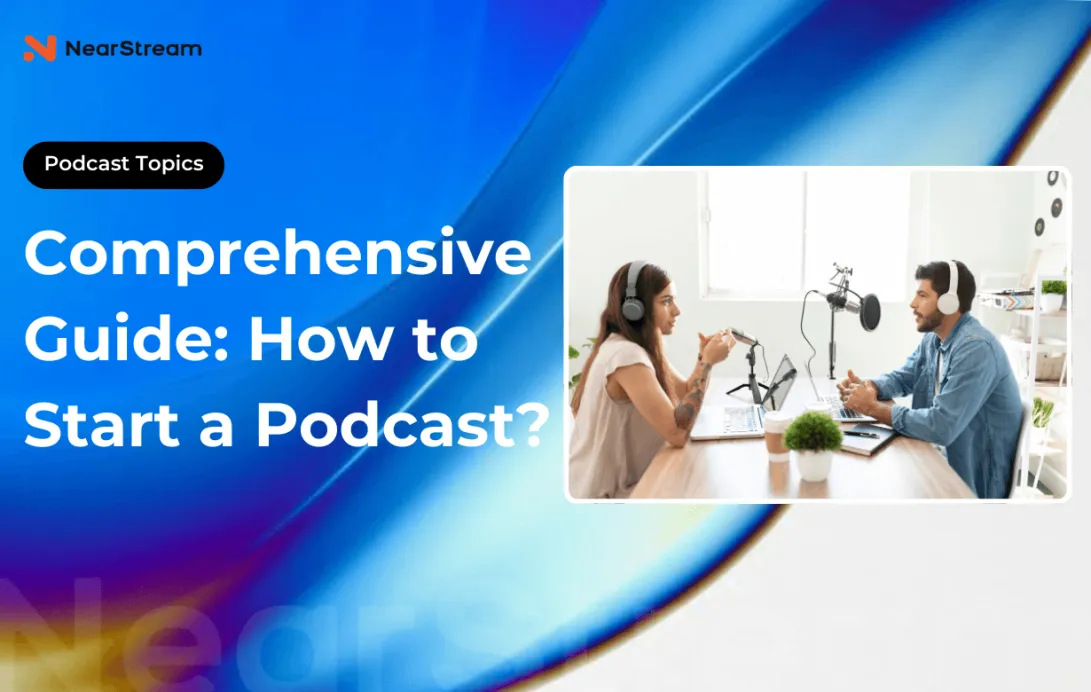 how to start a podcast blog cover