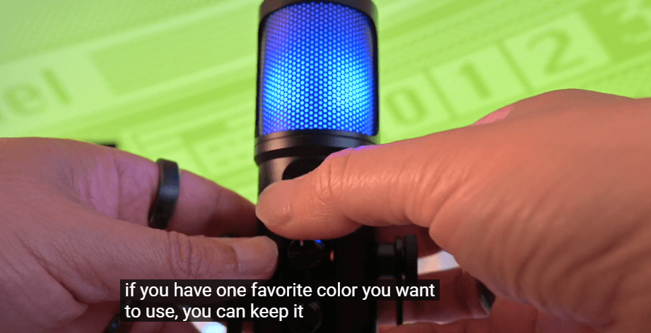 NearStream AM30U USB has optional RGB lighting