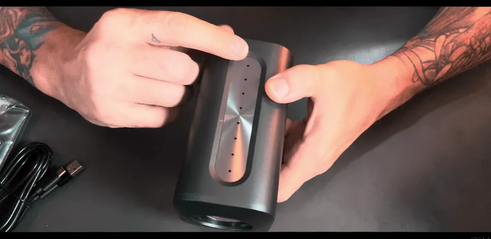 The 8-microphone array built into the camera is also a notable feature.