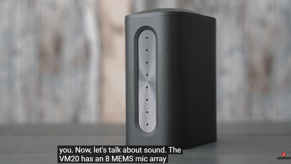 The VM20 comes with an 8 MEMS mic array and AI noise cancellation