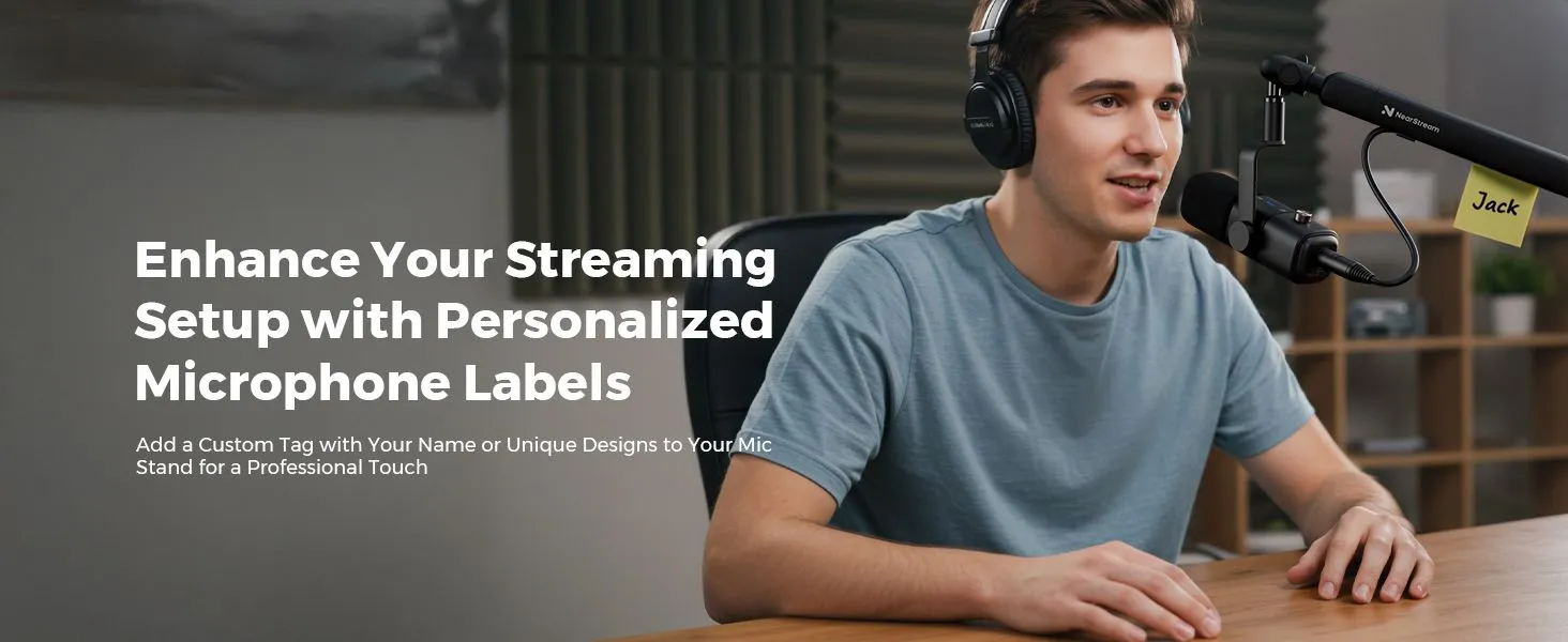 Personalize Mic Boom Arm