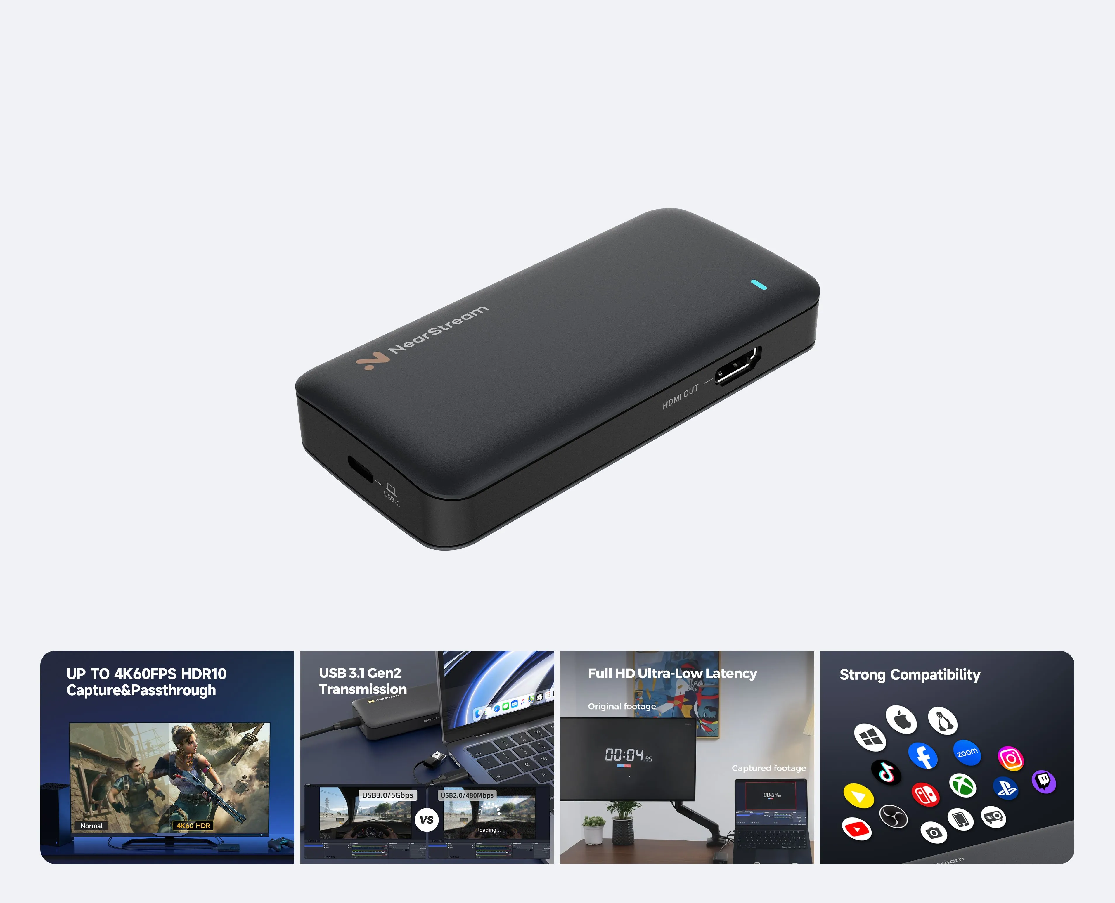 streaming capture card with good bitrate