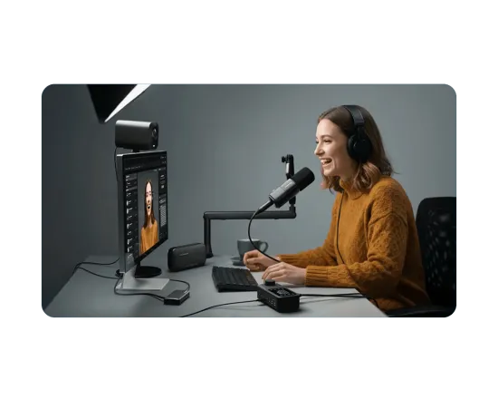 Streamers prefer streaming cameras that easily connect to software like OBS for live broadcasting.