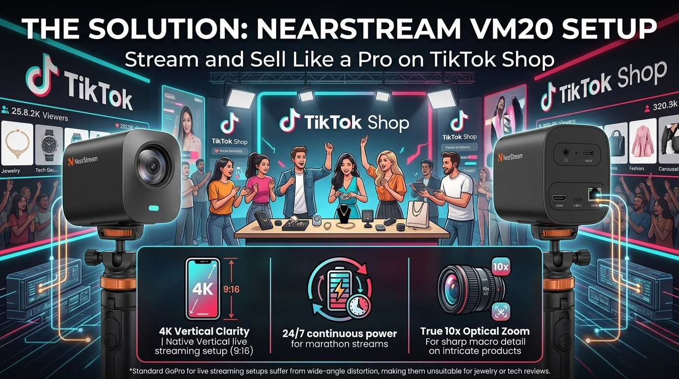 Crystal clear professional live streaming footage