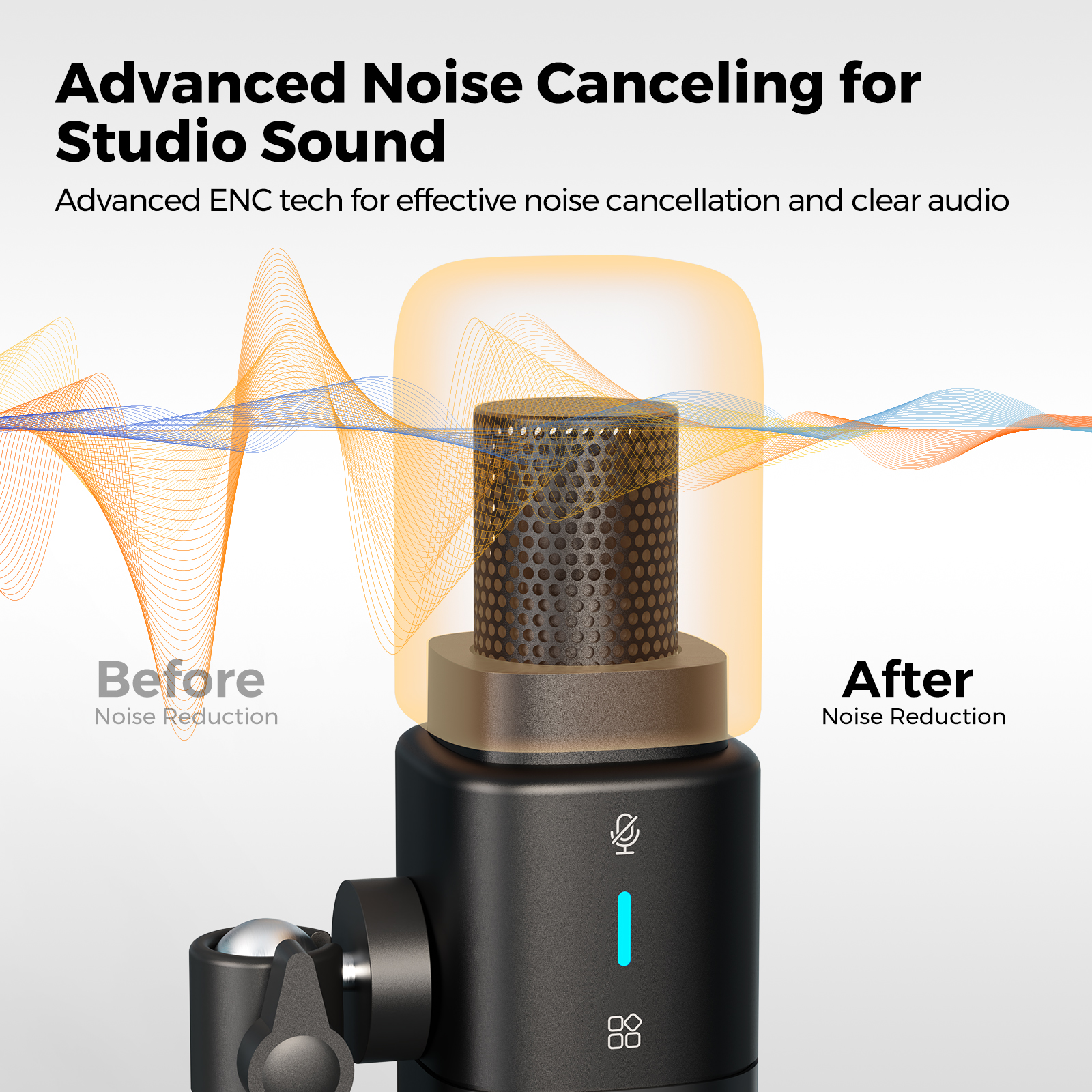 USB/XLR mic for streaming on a boom arm