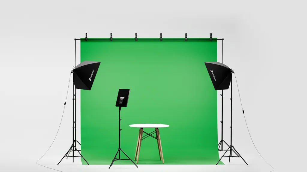 NearStream VK40 with is your all-in-one green screen background choice