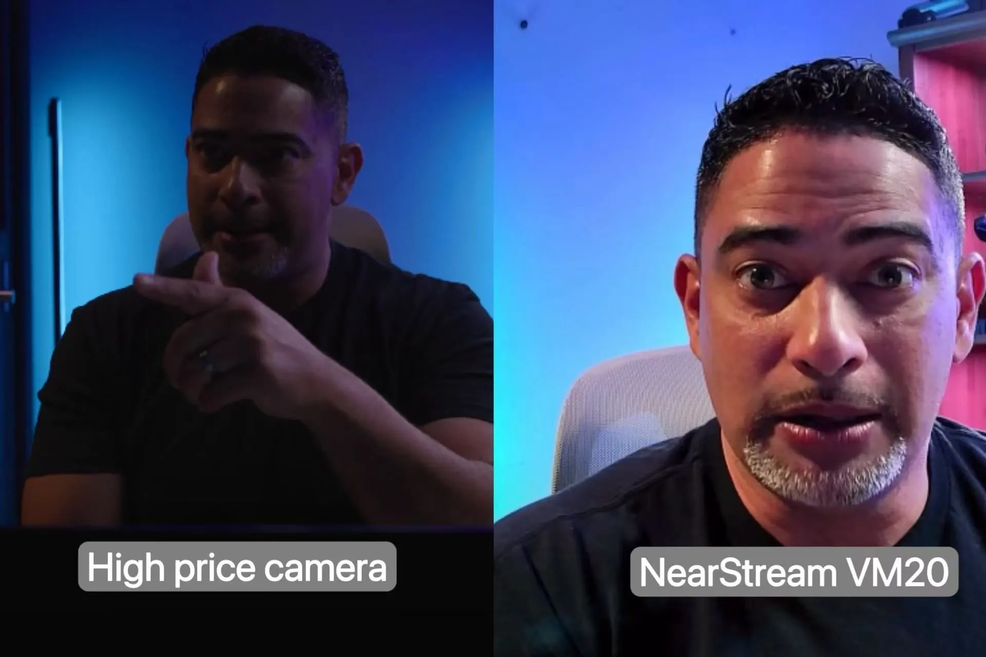 VM20 Perform Well in Low-Light for Live Streaming