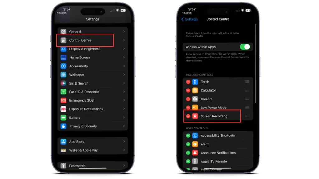 how to record audio on iphone