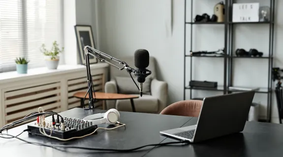 podcast background ideas