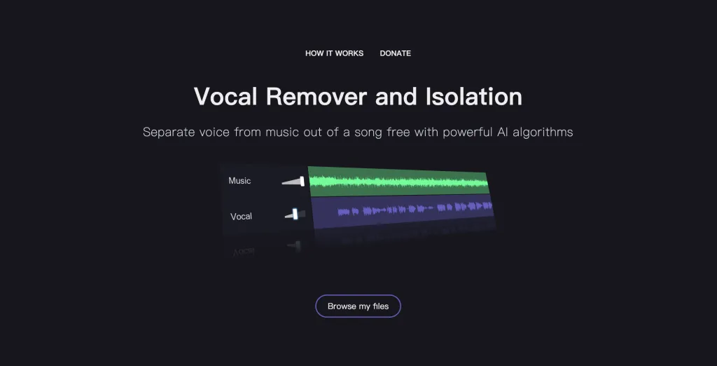 remove background music from video