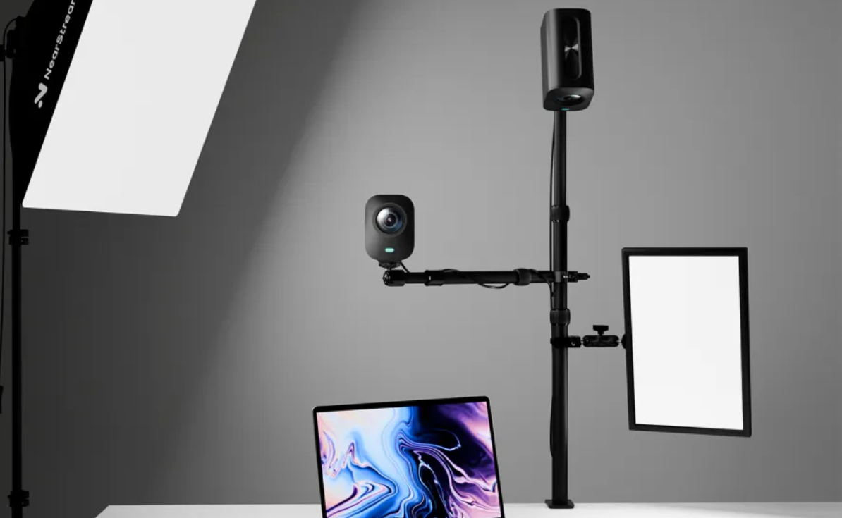Top down camera mount for trading cards