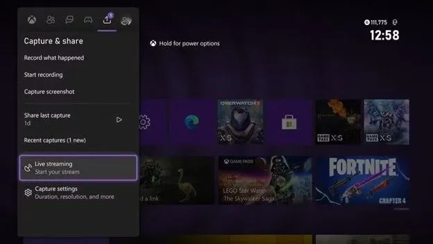 start twitch live streaming 