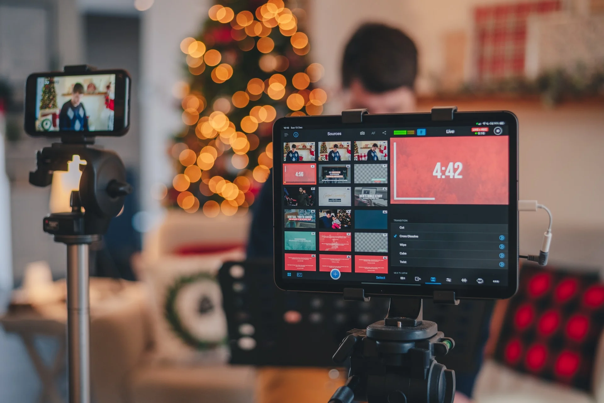 Tech unboxing multi-cam setup