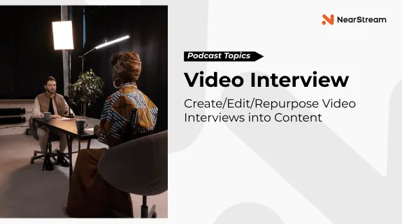 video interview blog banner