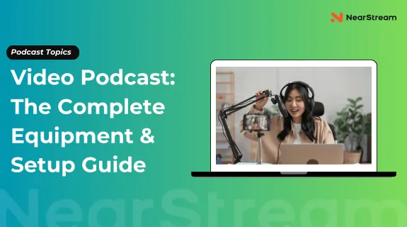 video podcast setup blog banner