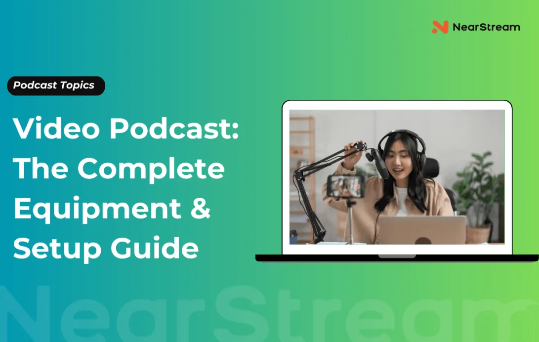 video podcast setup blog cover