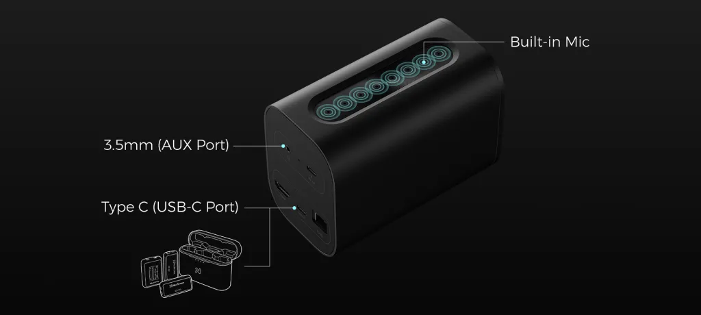 vm20 streaming webcam audio inputs