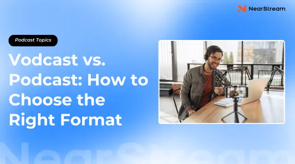 vodcast vs podcast blog banner