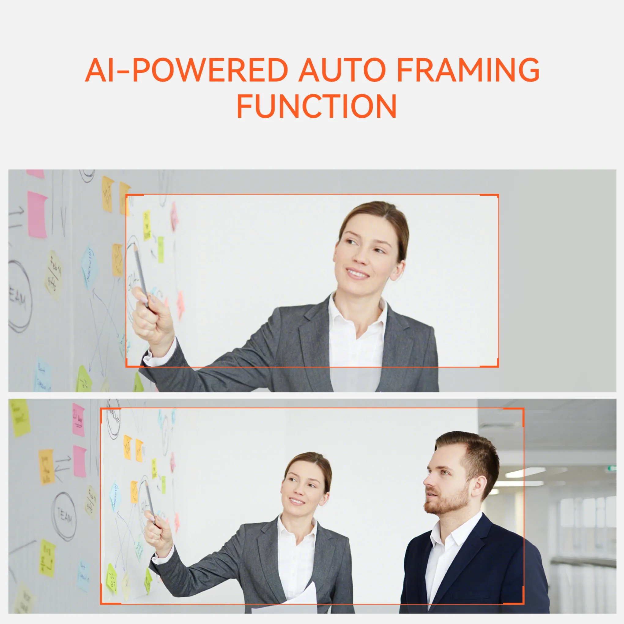 AI powered auto framing function
