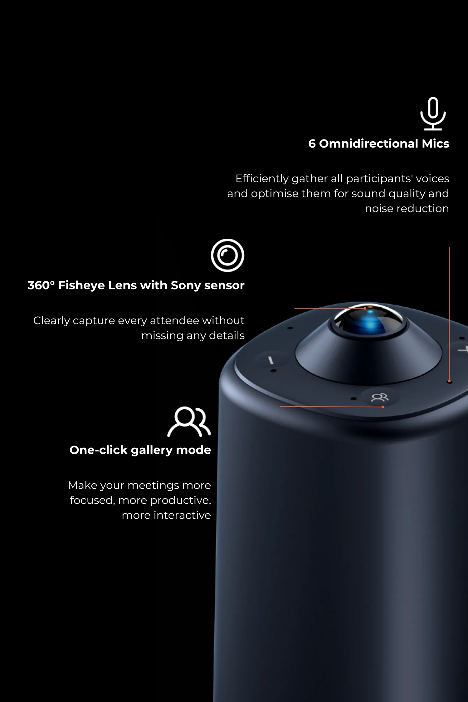 HD 360° Conference Camera, Video Conferencing Solution HD 360° Conference Camera, Video Conferencing Solution
