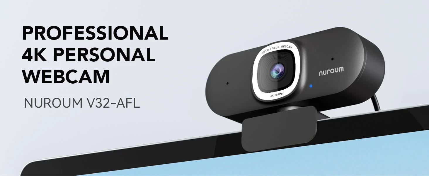 Break Through the Visual Boundary: Experience the Unparalleled V32AFL 4K Conference Webcam!