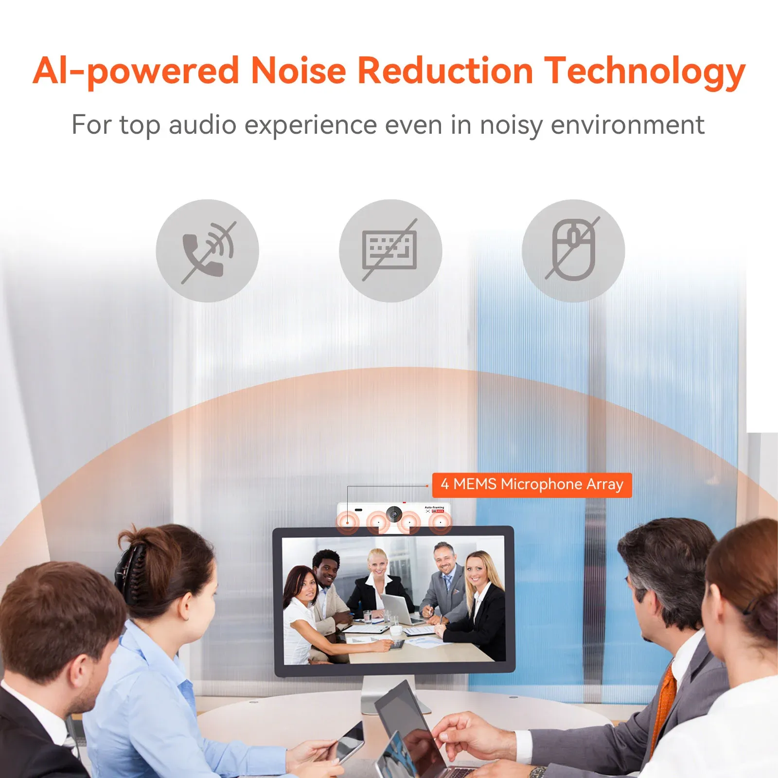 Patented ProperClean Technology With AI Noise-cancelling Algorithms