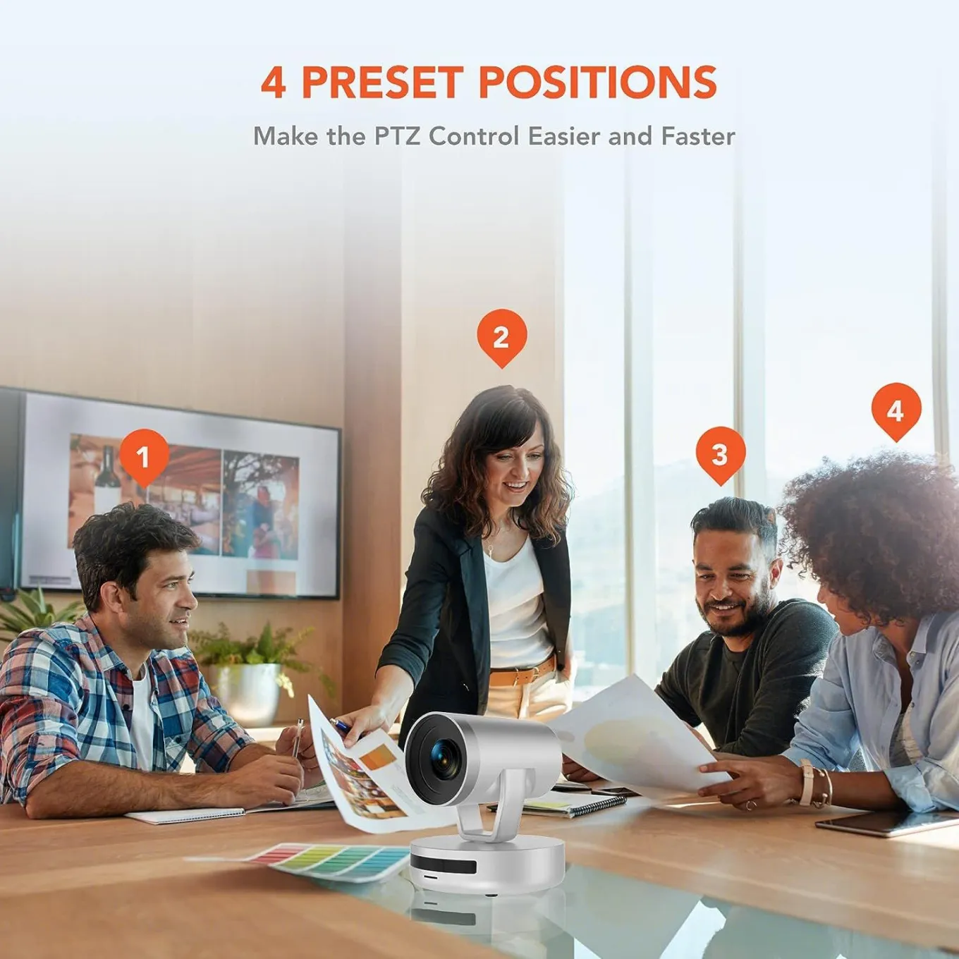 4 preset positions