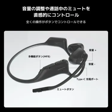 耳が痛くならない！超軽量の耳掛け型ヘッドセットの秘密