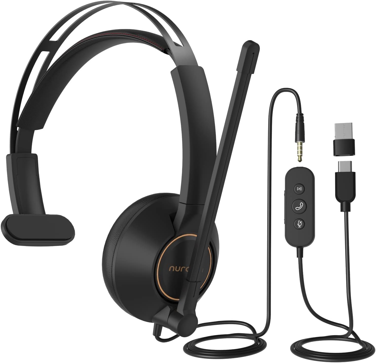 nuroum HP30 Bluetooth ワイヤレス ヘッドセット ユーザー