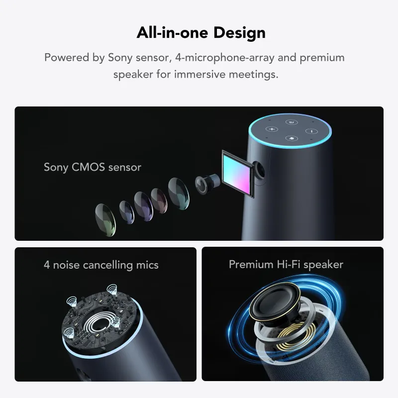 C40 All-in-one 2K Meeting Camera for Group Meeting