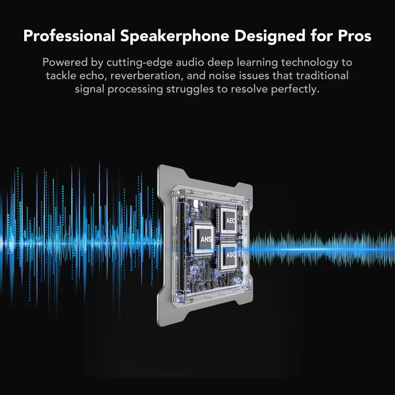 A35 Audio Quality Max Professional Bluetooth Speakerphone for Crystal-Clear Communication