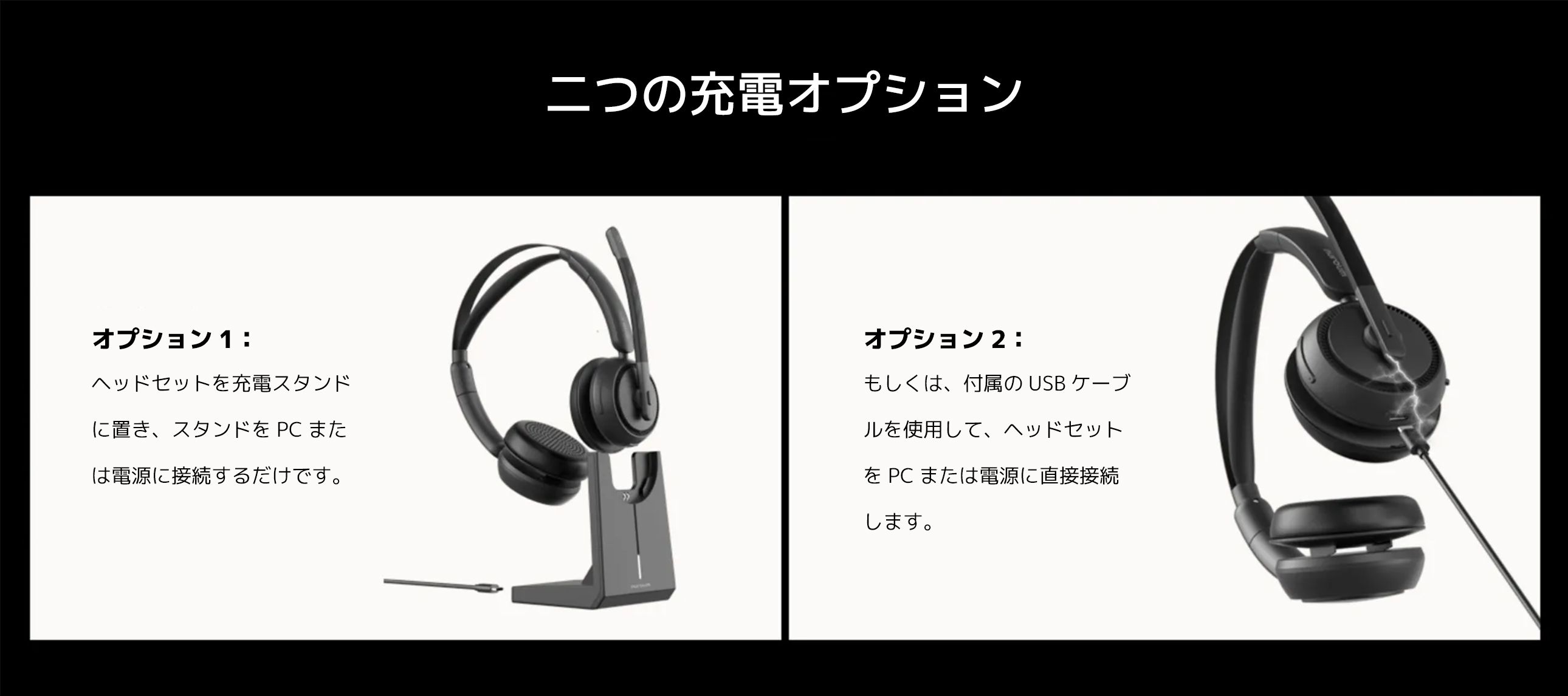 HP31D ワイヤレスヘッドセット｜AIノイズキャンセリング搭載