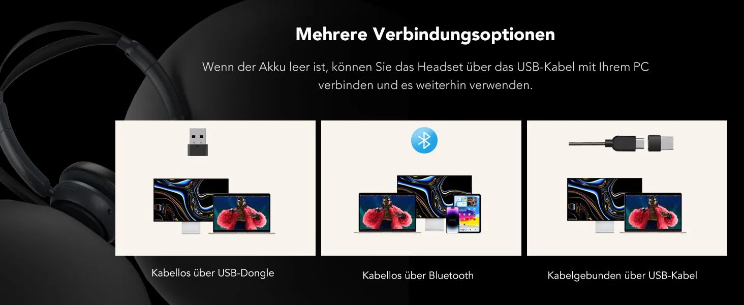 Mehrere Anschlussmöglichkeiten