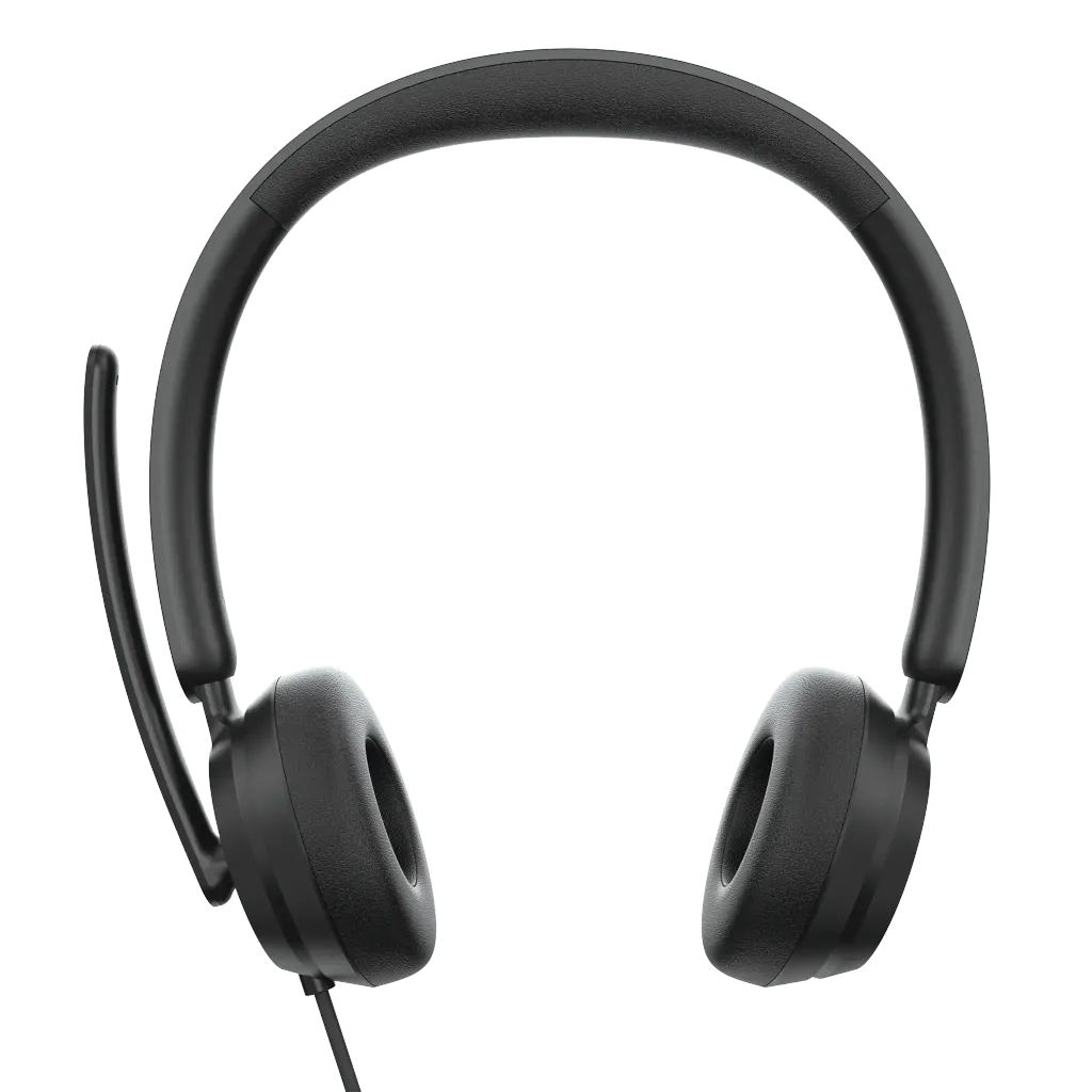 Microsoft Modern wireless headset for office (Wired USB version) for seamless Teams integration.