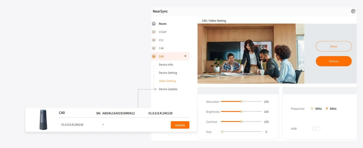 Nuroum NearSync for Tailored Configuration