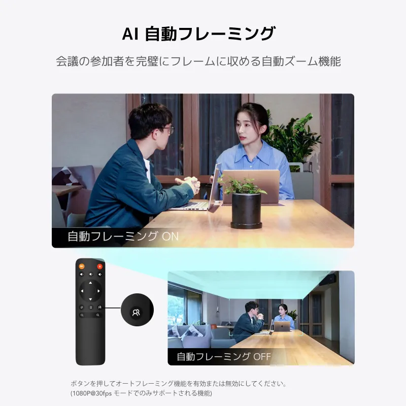C40グループ会議用オールインワン2K会議カメラ