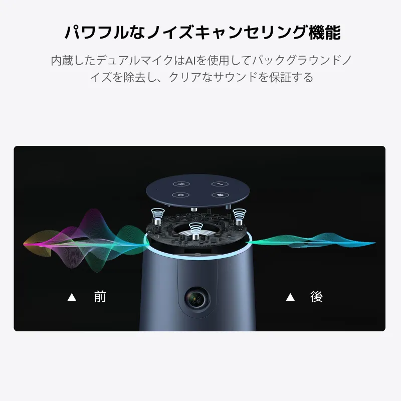 C40グループ会議用オールインワン2K会議カメラ