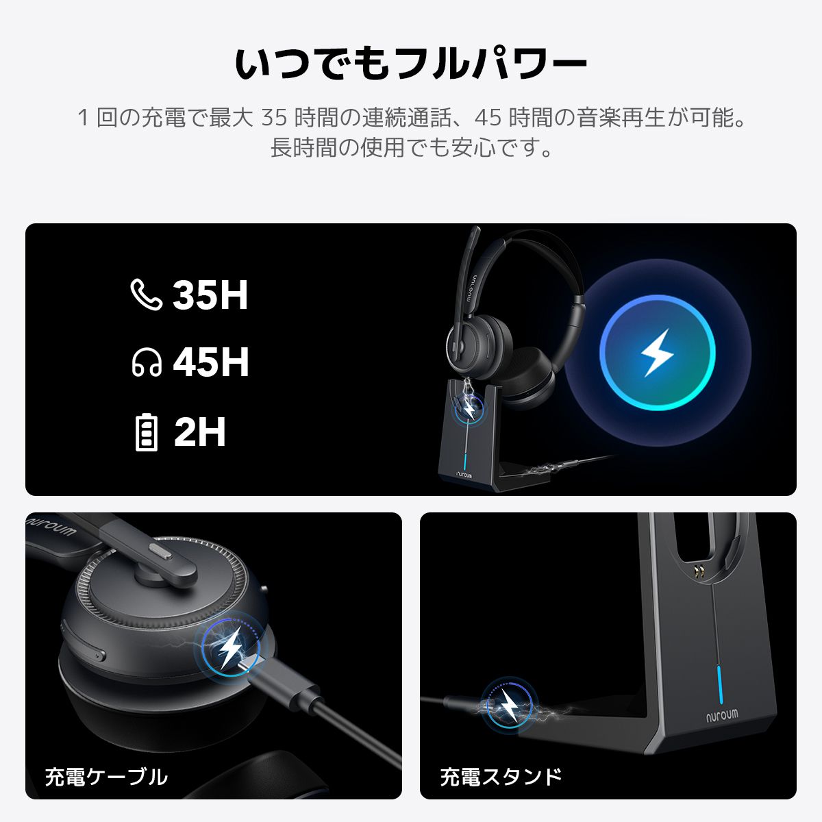 Nuroum HP31D ワイヤレスヘッドセット hp31d.png