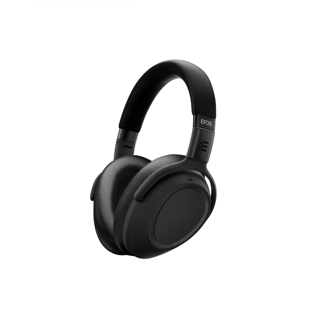 EPOS Adapt 660 smart wireless headset for office featuring adaptive ANC and AI technology.