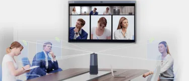 Web会議を革新！360度広角レンズとノイズキャンセリング機能搭載カメラ