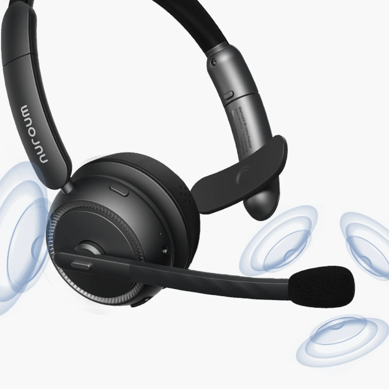 Warehouse manager wearing single ear HP31S headset