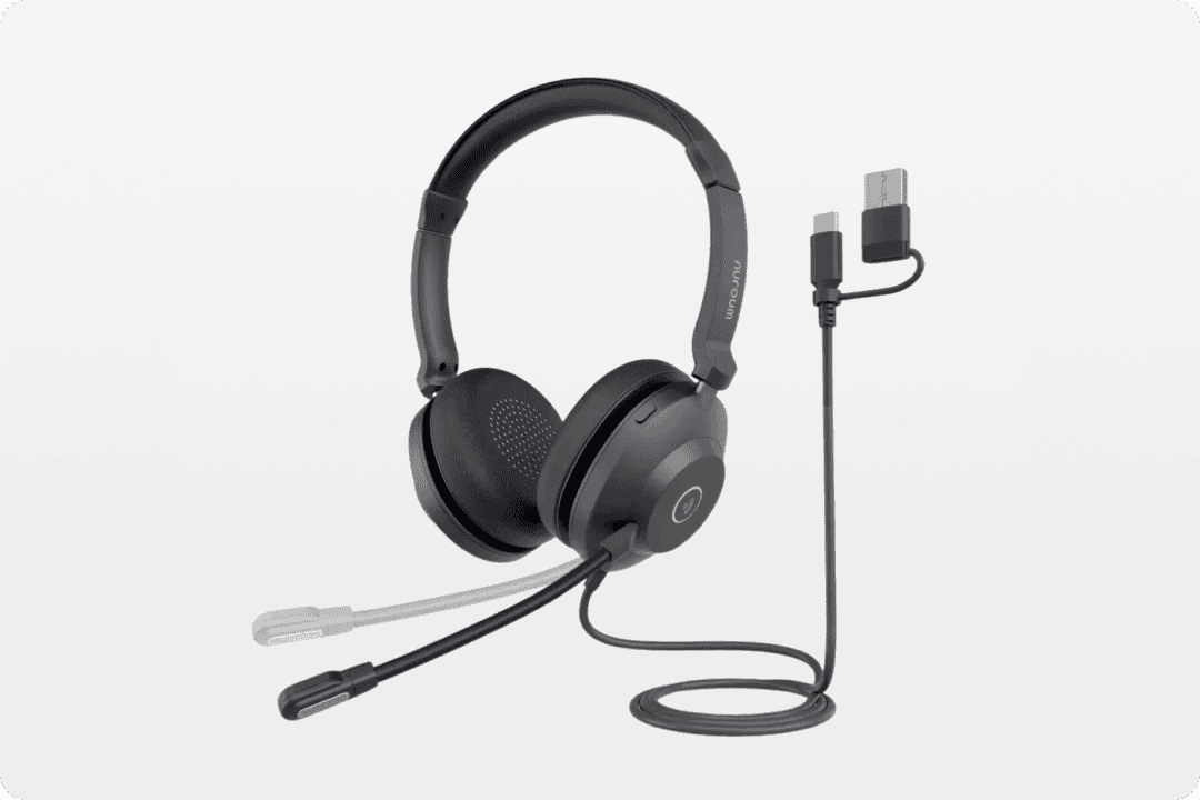 Nuroum Open Ear Pro 2 ビジネス用ヘッドセット（マイク付き）－ 今
