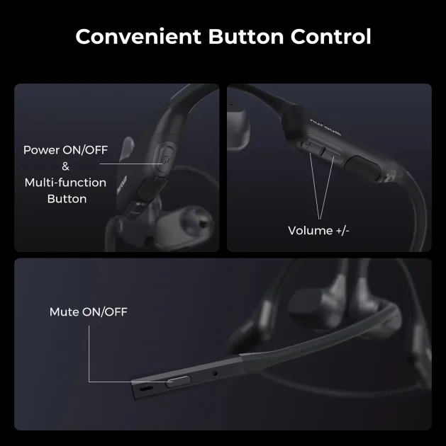 Nuroum Open Ear Pro 2 Business Headset with Mic - Shop Now