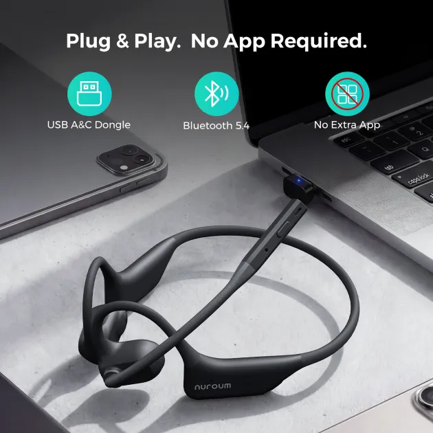 Nuroum Open Ear Pro 2 Business Headset with Mic - Shop Now