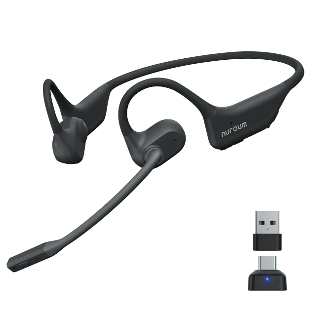 Nuroum Open Ear Pro 2 ビジネス用ヘッドセット（マイク付き）－ 今