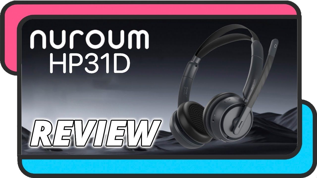 nurom HP31Dワイヤレス ヘッドセット Bluetooth HP31D Wireless Headset with AI ENC Noise Cancellation | USB